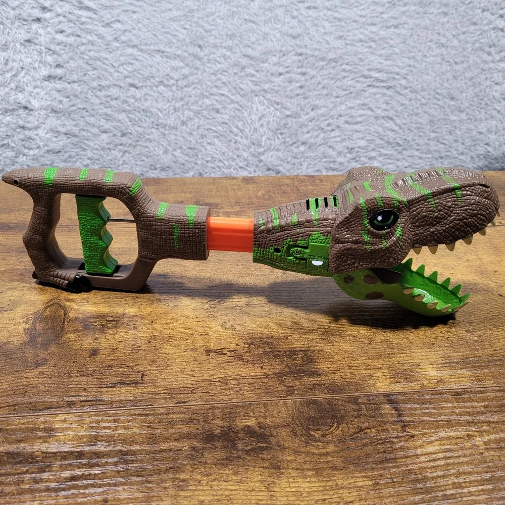 DinoBros‎ Dinosaur Chomper Toy Kids Light Up Sounds T-Rex Grabber